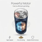 KitchenWala™ Stainless Steel Mini Electric Grinder