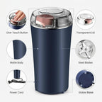 KitchenWala™ Stainless Steel Mini Electric Grinder