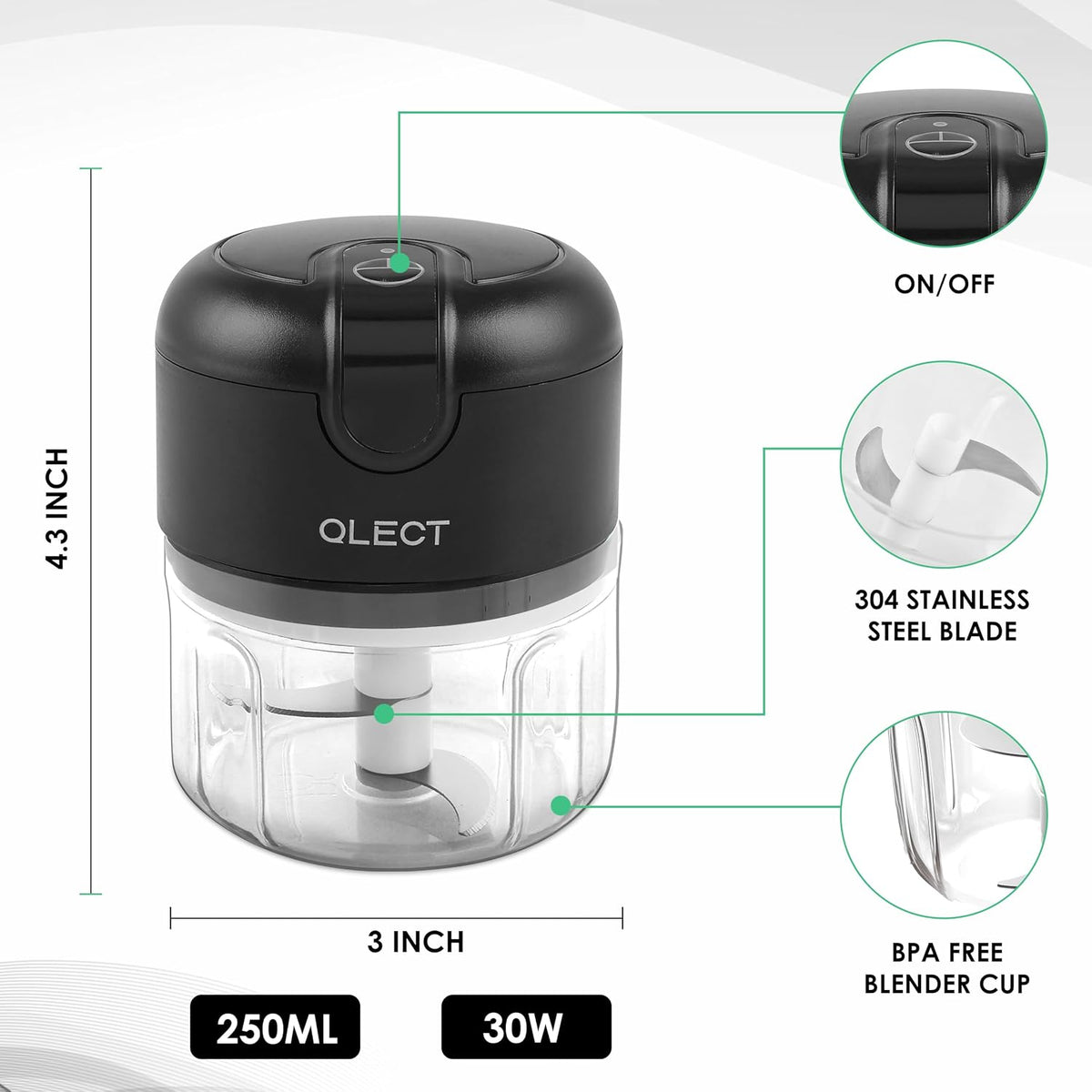 KitchenWala™ Smart Garlic & Veggie Rechargeable Slicer