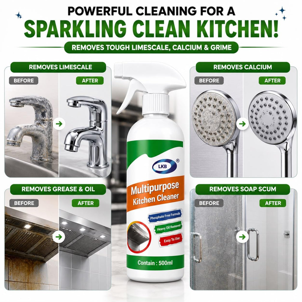 KitchenWala™ Ultra Magic Foam Kitchen Cleaner & Degreaser Spray (500ML)