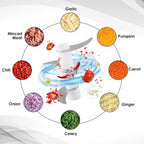 KitchenWala™ Smart Garlic & Veggie Rechargeable Slicer