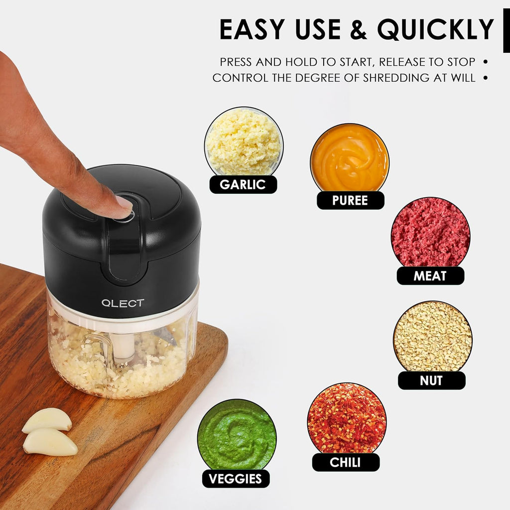 KitchenWala™ Smart Garlic & Veggie Rechargeable Slicer