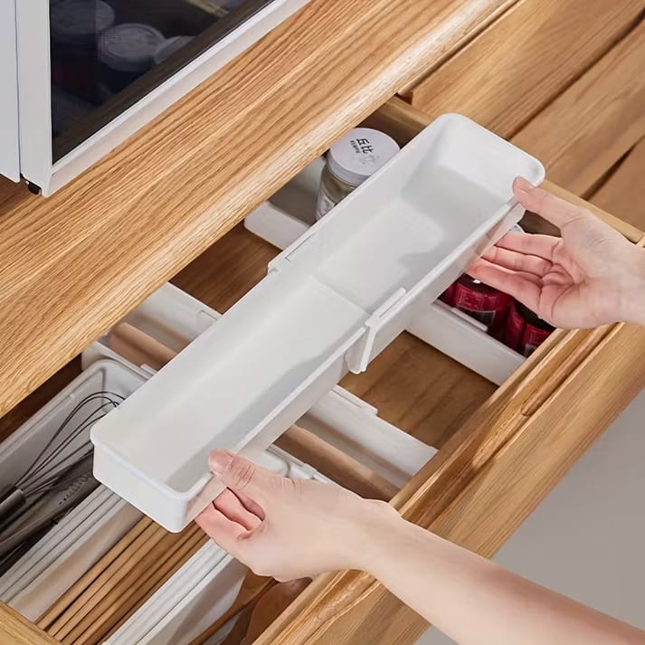Outward Horizontal Telescopic Expandable Drawer Organizer Tray (Buy 1 Get 1 offer)