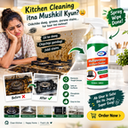 KitchenWala™ Ultra Magic Foam Kitchen Cleaner & Degreaser Spray (500ML)